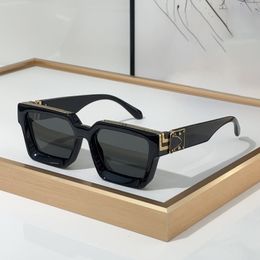 designer millionaire sunglasses women M96006WN Gold Hardware Polishing Craft Fashion Shiny Gold Anti-Ultraviolet Retro Plate Plank full frame Eyeglasses gafas