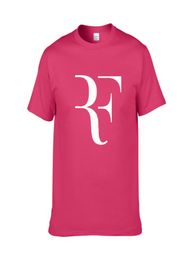 New Roger Federer RF Tennis T Shirts Men Cotton Short Sleeve Perfect Printed Mens TShirt Fashion Male Sport Oner sized Tees ZG78666788