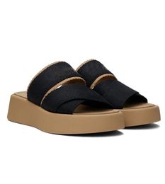 Luxury Brand Women Mila Sandals Shoes Criss-crossing Straps Easy-to-wear Casual Slippers Comfort Slip-on Mule Design Chunky Sole Beach Slide Flats