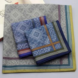 Bow Ties Pocket Men's Handkerchief Man Bandanas For Bridal Shower Gift Cotton Handkerchiefs