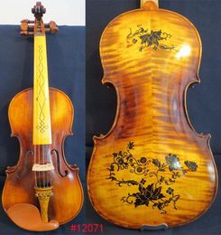 Baroque Style SONG Brand Master Inlaid Backplate 5-string Violin 4/4 # 12071