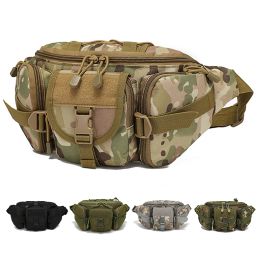 Packs Tactical Fanny Pack High Quality Outdoor Sports Waist Pouch Multipurpose Belt Bags for Camping Hiking Travelling Running Fishing