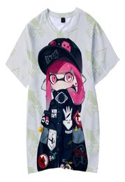 shooting game Splatoon 3D Cool Tshirt Cool Streetwear Casual Cartoo Kids TShirt Fashion Summer Children039s Sports breathable 4939816