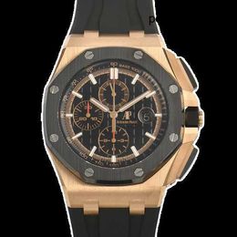 Quartz Watch APF Factory AP Wrist Watch Royal Oak Offshore 18k Rose Gold Automatic Machinery Male 26401RO OO A002CA.02 26401RO OO A002CA.02