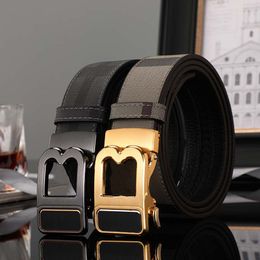 Designer belt for man high quality belt buckle black leather belt Classic plaid pattern brand belt Letters buckle black belt reversible belt ceinture femme belts