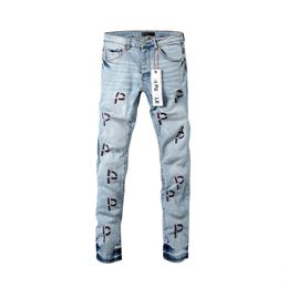 Мужские дизайнерские джинсы, классические минималистичные модные прямые брюки, свободные повседневные брюки с буквенным принтом