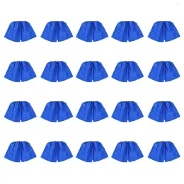 Men's Shorts 20pcs Lightweight Elastic Waistband Disposable Practical Blue El For Men Large Portable Spa Massage Non-woven Fabric