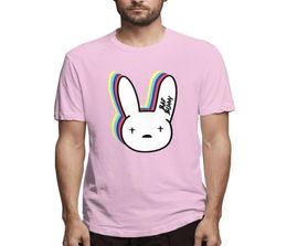 Bad Bunny Mens T Shirt Classic Design Comfortable Sweatshirts Novelty Clothing Breathable Short Sleeve Cotton Streetwear Tee S6XL1750166