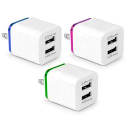 Mobile Phone Accessories two usb port Wall Charger USB Plug Charger Block for iPhone 11 Pro Max SE XR XS X 11 LL