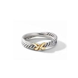 David Ring Women Unisex Twisted Design Cocktail Wedding Party Jewellery for Women Rings