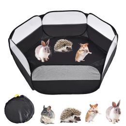 Cages Pet Playpen Foldable Small Animals Cage Up Exercise Game Fence For Dog Cat Rabbits Hamster Tent