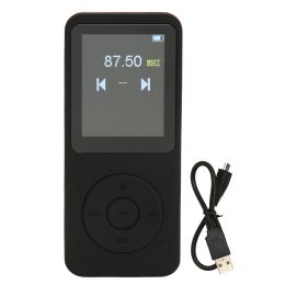 Player MP3 Player 5.0 FM Radio Portable MP3 Player Multiple Supported Formats 1W 8Ω Speaker 250mAh Battery for Music