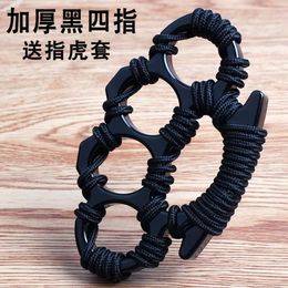 Real Classic Sports Equipment Trendy Work Fighting Hard Bottle Opener Boxing Four Finger Rings Self Defense Strongly Ring Survival Tool 320888