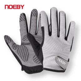 Accessories Noeby Fishing Gloves Nonslip Full Finger Outdoor Sun Protection AntiUV Cycling Running Gloves Men Women Tackle