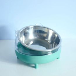 Supplies 15 Degrees Tilted Stainless Steel Cat Bowl Antichoking Dog and Cat Water Bowl Antidumping Dog Feeding Supplies Pet Bowl