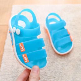 Outdoor Summer Kids Sandalias Boys Shoes Beach Toddler Baby Girls Sandalias Cute Soft Pvc Breathable Children Shoes Male Jelly Sandals