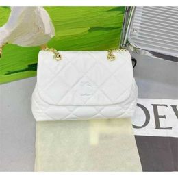 Luxury Cross-border New Square Fall Winter Small Fashion Bag Rhombus Bags Embroidery Line