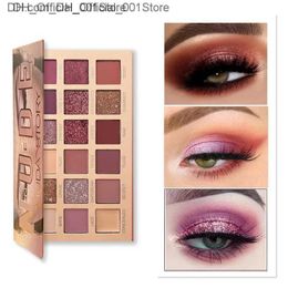 Eye Shadow 18 color eye shadow tray desert rose system smoke makeup simple durable waterproof makeupQ240229