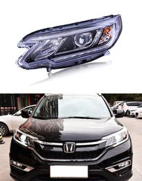 LED Head Light for Honda CRV Daytime Running Headlight 2012-2015 DRL Turn Signal High Beam Projector Lens