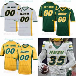 Football Jerseys NDSU North Dakota State Bison Football Jersey NCAA College Carson Wentz Trey Lance Ty Brooks Adam Cofield Christian Watson men women youth jersey