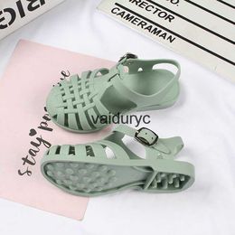 Sandals Summer ldren Baby Girls Toddler Soft Nonslip Princess Shoes Kids Candy Jelly Beach Boys Casual Roman Slippers H24229