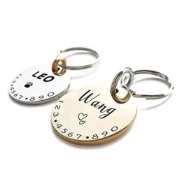 Tags Cats Dogs ID Tags Personalized Lovely Symbols Pets Collar Name Accessories Simple Custom Engraved Products