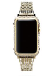 luxury handmade bling diamond crystal case bezel and band replacement for apple watch series 4 3 2 1 38mm 40mm 44mm 42mm9137508
