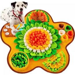 Toys Sniff Mat for Dogs MultiFunctional Dog Feeding Mat Boredom Busters for Dogs with Pupsicles Dog Games and Treat Dispenser