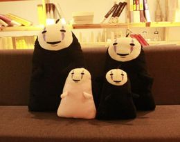 30cm Spirited Away No Face Plush Toys Stuffed Soft Cartoon Anime Cushion Pillow Cotton Dolls Toys for Sleeping Computer Baby Gift 1320545