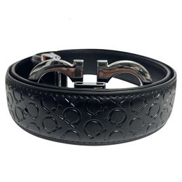 With box feragamos Smooth leather belt luxury belts designer for men big buckle male chastity top fashion mens wholesale Luxury designer Belt Buckle Fashion Gen 5R6G