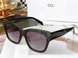 New Fashion Retro cats eye sunglasses for women CEs Arc de Triomphe oval Luxury French high street GHTP