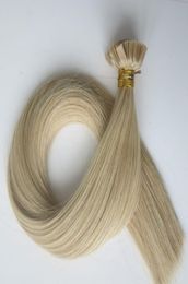 100Strands1Set 100g Pre bonded Flat Tip human Hair Extensions 18 20 22 24inch M27613 color Brazilian Indian Keratin Human Hair6877719