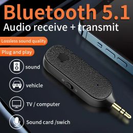 Adapter Hoguo2in1 Bluetooth Adapter, Transmitter Receiver, Wireless, 3.5mm, Stereo for Earphones, TV, Car Audio, AUX 5.0