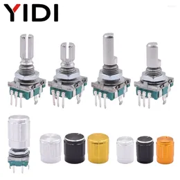 Smart Home Control 5/10pcs 20 Position Incremental 360 Rotary Encoder Knob Button Switch EC11 Arduino Digital Potentiometer 15/20mm Plum