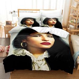 sets Selena Quintanilla Bedding Set Single Twin Full Queen King Size Bed Set Aldult Kid Bedroom Duvetcover Sets 3D Print 030