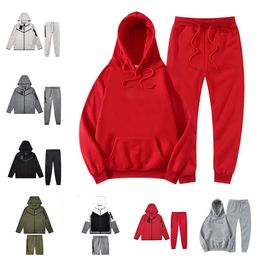 top pretty men clothes luxury fashion comfortable hoodies multiple styles clothing Paris young trend hoody outer pants geometric pattern red Colourful s-xxl yh9