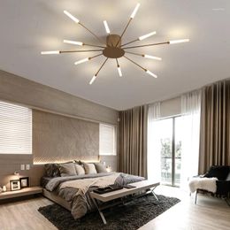 Chandeliers TCY Modern Led For Living Room Bedroom Black/Gold Nordic Dining Kitchen Ceiling Indoor Hanging Lamps