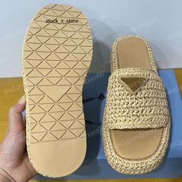 praddalies padalies prdlies Raffian flatform sandals raffian sandals Crochet flatform slide 1XZ761 Natural designer sandals sleek woven raffian gives san W6D9