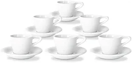 Cups Saucers Espresso Cups/Saucers Set Of 6
