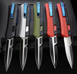 UT-Combat 184-10S Glykon Otomatik Bıçaklar M390 Blade Çinko Alüminyum Alaşım Sap Taktik Av Kampı Kendinden Savunma Kurtarma Bıçağı EDC Araçları