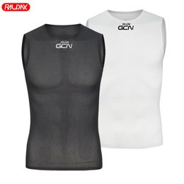 Raudax Gcn Cycling Base Layer Vest Sleeveless Quick Dry Cycling Running Mtb Cycling Vest Sleeveless Base Layer for Men and Women 240223