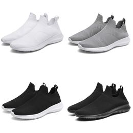 Designer running shoes platform low top fabric men woman white black gray purple pink brown trainers Soft bottom sneakers non-slip breathable GAI