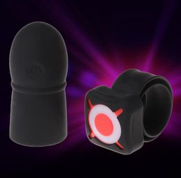 Remote 7 Mode Silicone Penis Head Teaser Dildo Vibrator Massager Male Sex Toy drop S181019055287410