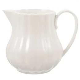 Dinnerware Sets Milk Jug Latte Creamer Water Coffee Making Supplies Syrup Ceramic Container Dipping Pitcher