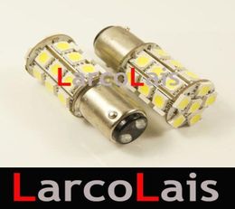 2pcs White 27 LED 1157 BAY15D 5050 Car Turn Brake Reverse Tail Singal Indicator Light Bulb Lamp2003920