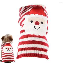Dog Apparel Knit Pyjamas Holiday Puppy Jumpers Outfits Cute Santa Claus Costume Warm Christmas Costumes