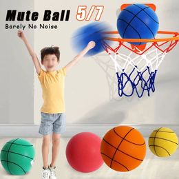 Bounce Mute Ball Indoor Silent Skip Ball Spielplatz Bounce Basketball Kind Sport Spielzeug Spiele 240226