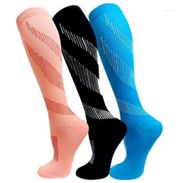 Men's Socks Men Women Compression Nylon Socks 15-20 Mmhg Nursing Stockings Varicose Veins Stockings
