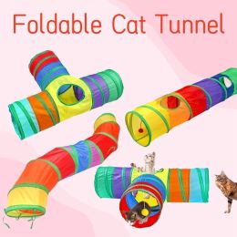 Toys MultiShaped Pet Cat Tunnel Tube Funny Toys Foldable Cat Toys Interactive Rabbit Play Games Kitty Tunnel Chat Pet Product