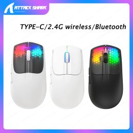 Mice Gaming Mouse 300MAH Wireless Mouse Bluetooth Mechanical Mouse 5 Gear USB 2.4G for PC Laptop Tablet for Desktop Gaming